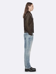 AllSaints Green Chaiyo Trucker Jacket - Image 6 of 8