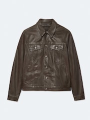 AllSaints Green Chaiyo Trucker Jacket - Image 8 of 8