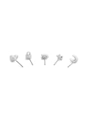 COACH Signature Rexy Motif 5-Piece Single Stud Earring Boxed Set - 4суретінің 2 суреті