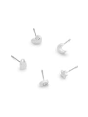 COACH Signature Rexy Motif 5-Piece Single Stud Earring Boxed Set - 4суретінің 3 суреті
