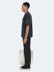 AllSaints Blue Roller Short Sleeve Crew Neck T-Shirt - Image 3 of 8