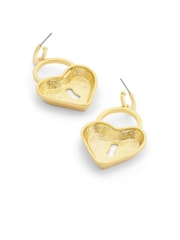 COACH Runway Padlock Drop Earrings - Image 2 of 3