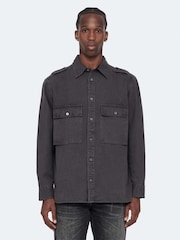 AllSaints Hart Long Sleeve Shirt - Slika 1 iz 8