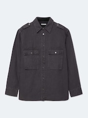 AllSaints Hart Long Sleeve Shirt - Slika 8 iz 8