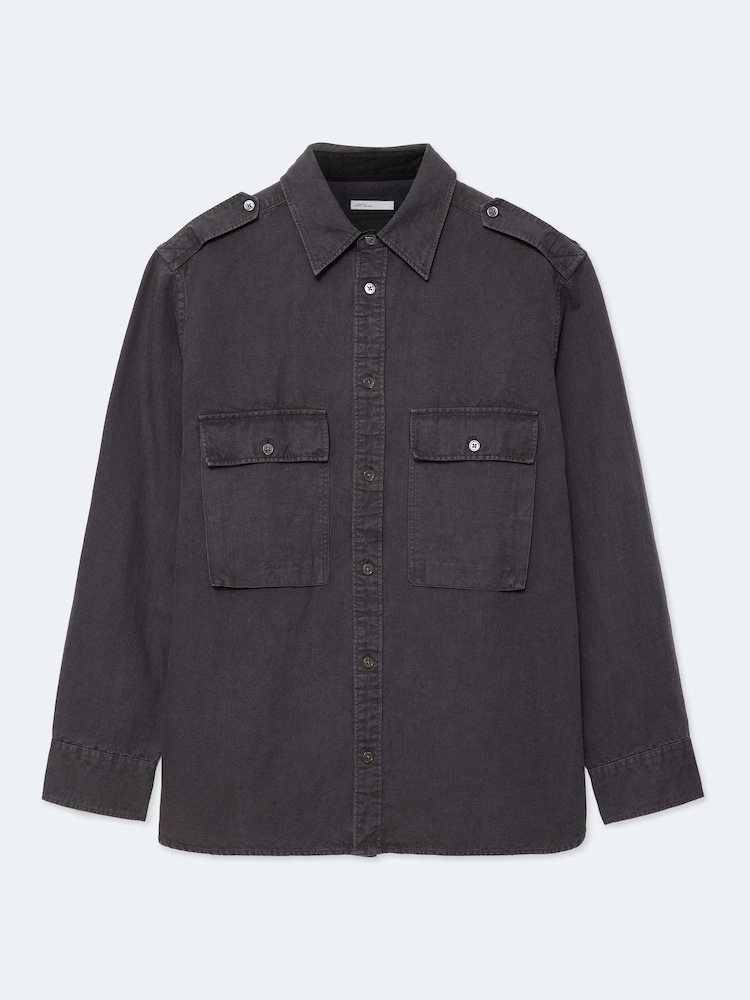 AllSaints Hart Long Sleeve Shirt - Slika 8 iz 8