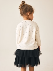 Cream Cat Halloween Long Sleeve Top (3mths-7yrs) - Image 4 of 8