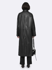 AllSaints Black Orville Coat - Image 2 of 8