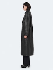 AllSaints Black Orville Coat - Image 4 of 8