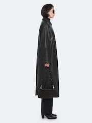 AllSaints Black Orville Coat - Image 6 of 8