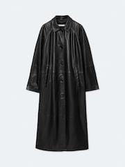 AllSaints Black Orville Coat - Image 8 of 8