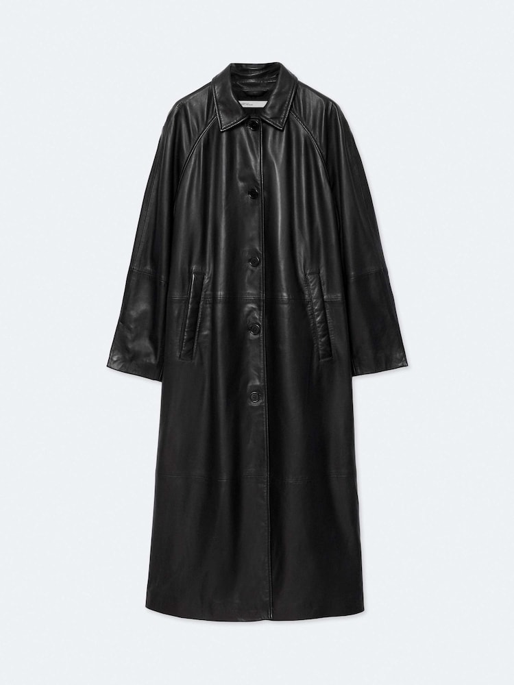 AllSaints Black Orville Coat - Image 8 of 8 AllSaints Black Orville Coat - Image 8 of 8