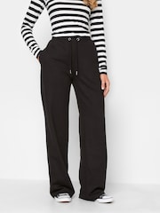 Long Tall Sally Black Wide Leg Joggers - Image 2 of 3