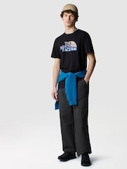The North Face Black Mens Mountain Line Short Sleeve 100% Cotton T-Shirt - Image 3 of 4