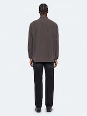 AllSaints Brown Hart Long Sleeve Shirt - Image 2 of 8