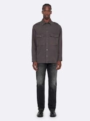 AllSaints Brown Hart Long Sleeve Shirt - Image 7 of 8