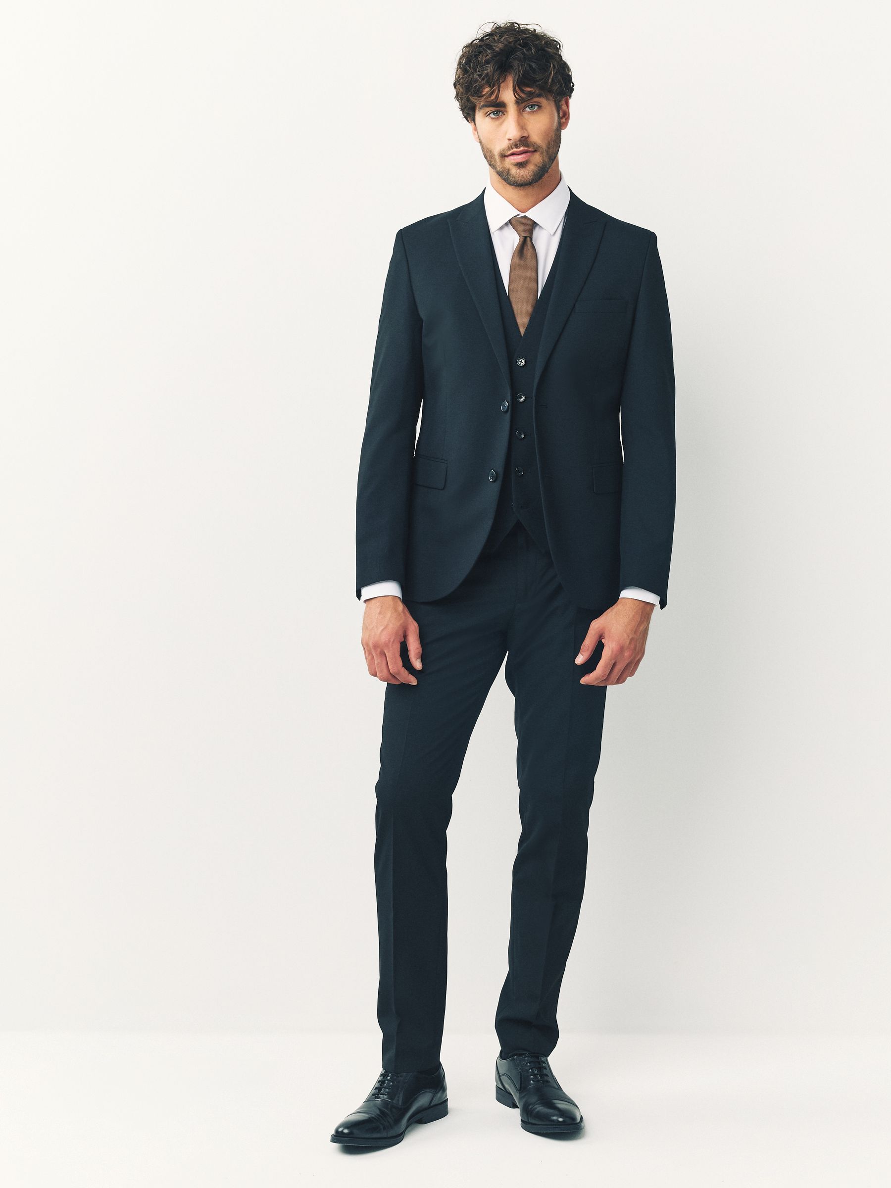 Buy Black Skinny Fit Two Button Suit Jacket from Next USA