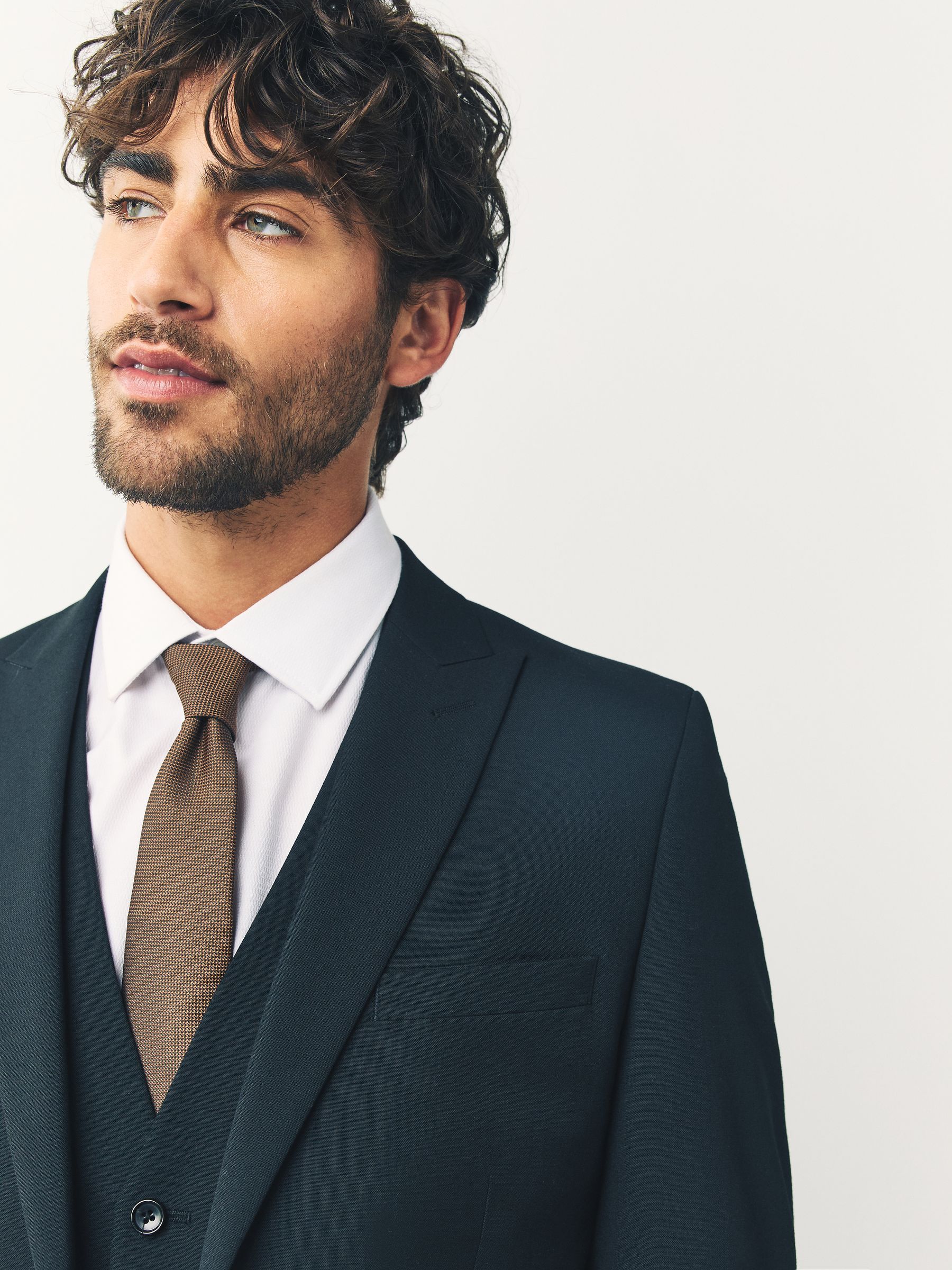 Buy Black Skinny Fit Two Button Suit Jacket from Next USA