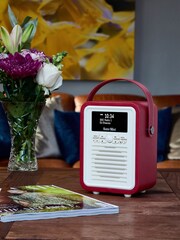 VQ Red Red Retro Mini DAB Radio - Image 2 of 6