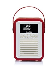 VQ Red Red Retro Mini DAB Radio - Image 5 of 6