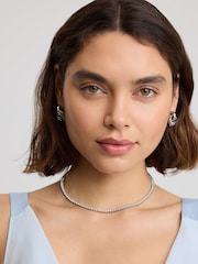 D.Louise Silver Tone Classic Knot Earrings - Image 2 of 4