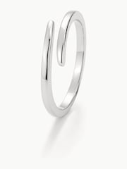 D.Louise Silver Tone Classic Claw Ring - Image 4 of 4