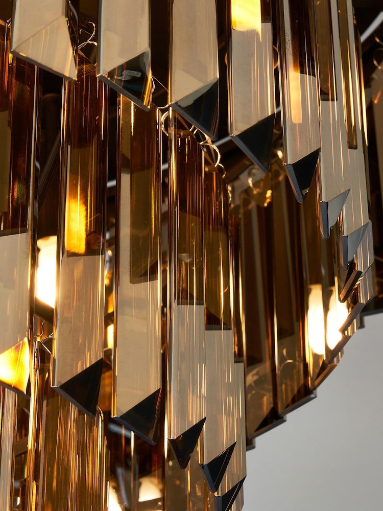 Visconte by BHS Bronze Ingot Crystal Pendant Flush Ceiling Fitting Ceiling Light - Image 5 of 5