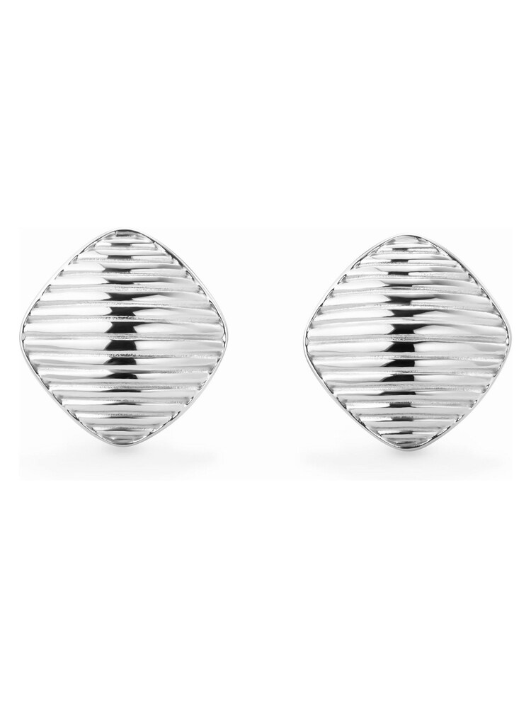 D.Louise Gold Tone Vintage Ribbed Earrings - Image 1 of 2 D.Louise Gold Tone Vintage Ribbed Earrings - Image 1 of 2