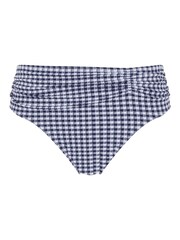 Panache Blue Gingham Midi Gathered Bikini Bottoms - Image 5 of 5