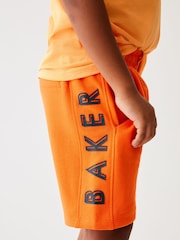 Oranžna - Baker by Ted Baker mornarsko moder/bela 100% bombaž majica in kratke hlače - Slika 7 iz 13