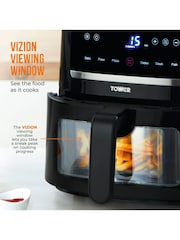 Tower Black Vortx 4L SpaceSaver Air Fryer - Image 5 of 8