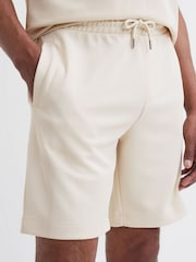 Reiss Ecru Malin Slim Fit Drawstring Shorts - Image 5 of 5