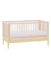 Gaia Baby Primorse Yellow Natural Ash Eos Nursery Cot Bed - Image 5 of 5