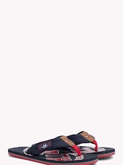 Tommy Hilfiger Blue Essential Beach Sandals - Image 1 of 4