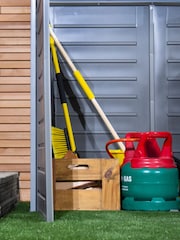 Charles Bentley Grey 1170L Outdoor Storage Cabinet - Image 3 of 6