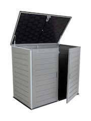Charles Bentley Grey 1170L Outdoor Storage Cabinet - Image 5 of 6
