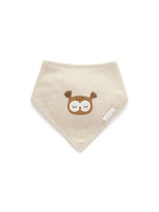 Purebaby Natural Thick Footed Two-Way Zip Sleepsuit & Bib Set - Image 6 of 7