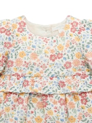 Purebaby Pink Forest Wild Flower Print Dress - Image 5 of 5