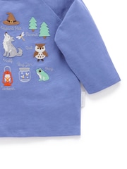 Purebaby Blue Magic Forest Longsleeve Tee - Image 6 of 6