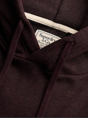 Superdry Red Essential Logo Hoodie - Image 6 of 6