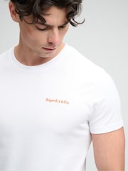 أبيض - تيشرت أساسي بشعار الشركة من Superdry - صورة 3 من 7
