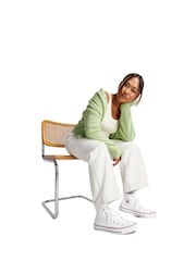 Converse White Standard Fit Chuck Taylor All Star High Trainers - Image 1 of 8