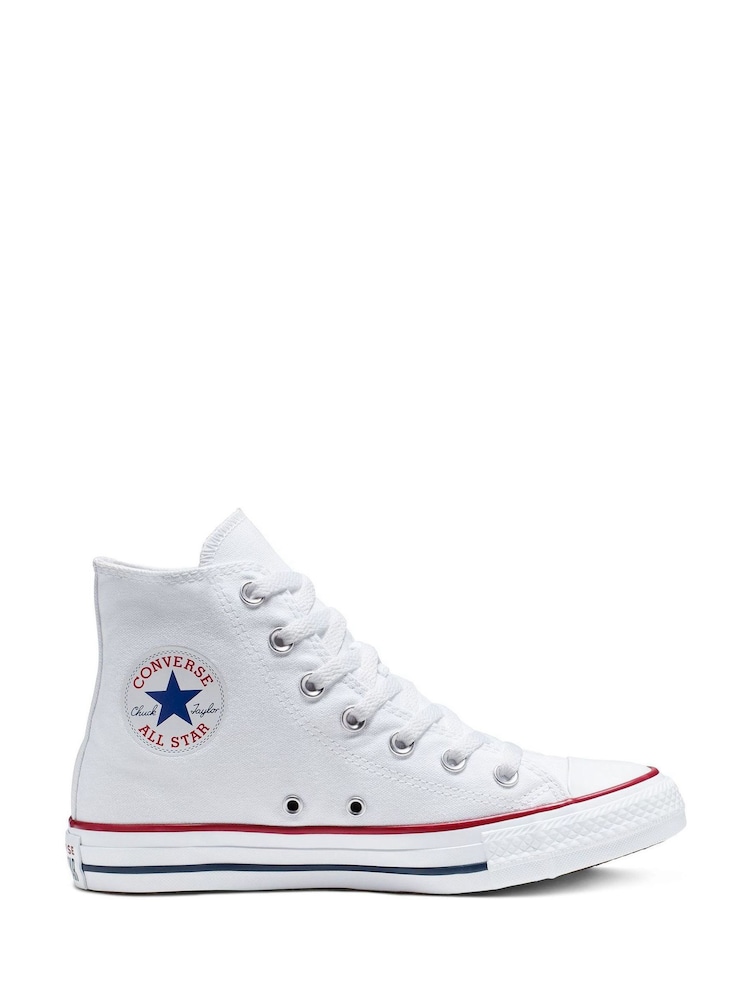 Converse White Standard Fit Chuck Taylor All Star High Trainers - Image 2 of 8