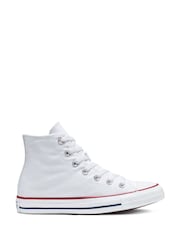 Converse White Standard Fit Chuck Taylor All Star High Trainers - Image 3 of 8