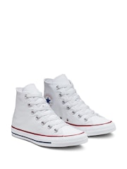 Converse White Standard Fit Chuck Taylor All Star High Trainers - Image 5 of 8