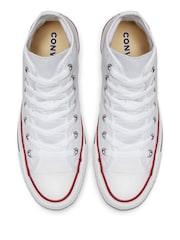 Converse White Standard Fit Chuck Taylor All Star High Trainers - Image 7 of 8