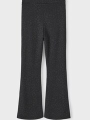 Name It Black Animal Print Flared Trousers - Image 3 of 4