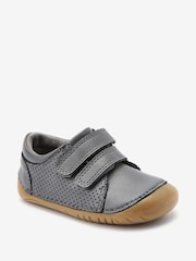 Grey Standard Fit (F) Crawler Shoes - Image 1 of 3