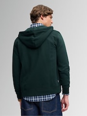 Verde oscuro - Superdry Essential Sdco Logo Zip Hoodie - Imagen 2 de 6