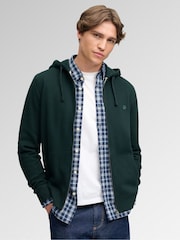 Verde oscuro - Superdry Essential Sdco Logo Zip Hoodie - Imagen 3 de 6