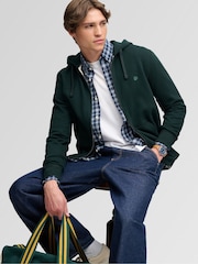 Verde oscuro - Superdry Essential Sdco Logo Zip Hoodie - Imagen 4 de 6